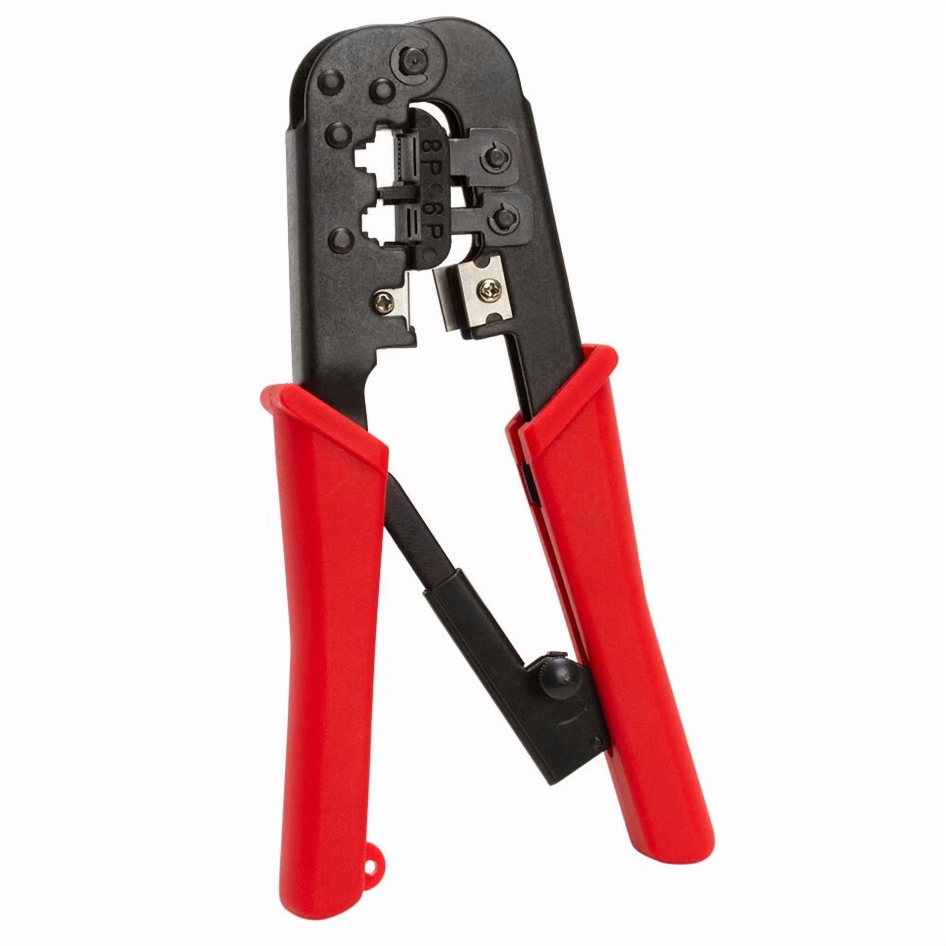 BUTTERFLY- Ratchet Crimping Tool Rj11 Rj12 Rj45 Plugs Cat5E Cat6 Cable Cutter & Stripper