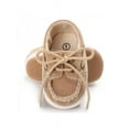 thumbnail image 5 of 0-18M Newborn Baby Boy Girl Soft Sole Crib Shoes Anti-slip Lace-up Sneaker Prewalker, 5 of 6
