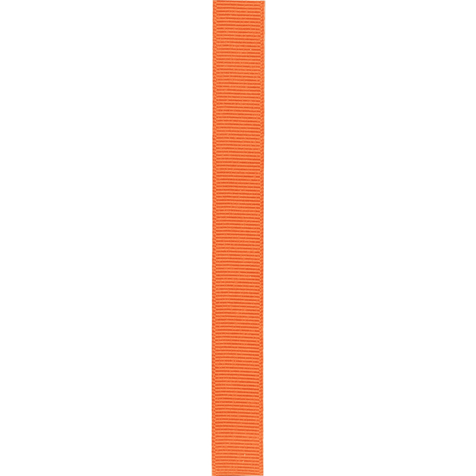 (5 pack) Offray Ribbon, Torrid Orange 5/8 inch Grosgrain Polyester Ribbon, 18 feet