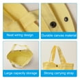 thumbnail image 4 of Unique Bargains Canvas Tote Bag with Handle Reusable Handbag Shopping Bags Yellow 2 Pack, 4 of 5