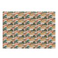 thumbnail image 1 of Hawaiian Cutting Board, Colorful Silhouette Tropical Pattern with Exotic Forest Springtime Aloha, Decorative Tempered Glass Cutting and Serving Board, in 3 Sizes, by Ambesonne, 1 of 2