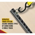 thumbnail image 3 of 4 Pack Heavy Duty Aluminum 6ft L-Track Trailer Tie Down Rail for Enclosed, Utility Trailers, Cargo Vans, Truck Beds, Securing Motorcycles, ATVs, Dirt Bikes - 2,225 lbs BS - Black, 3 of 10
