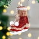 thumbnail image 1 of Adornos de espuma con forma de patines navideños, brillantes, para el árbol de Navidad, para decorar el hogar, fiestas, para el dormitorio., 1 of 7