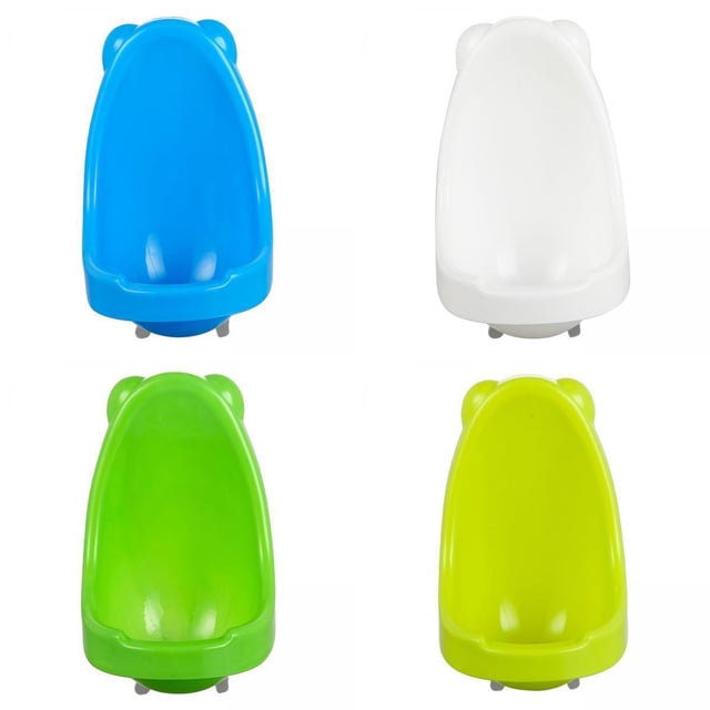 4 Uds. Orinal colgante para bebé, suministros de viaje para entrenamiento de inodoro, viaje para pequeños Macarena Orinal TREN Urinario