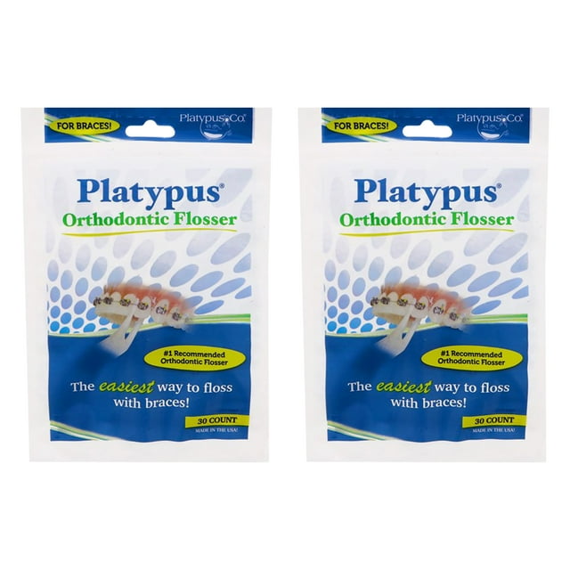 Platypus Orthodontic Flossers Multipack, Hilo Dental, 60 uds