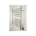 thumbnail image 2 of Amba Radiant RWH-CB Curved 10-Bar Hardwired+Plug-in Towel Warmer - Silver, 2 of 2