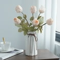 thumbnail image 4 of Fake Rose 1Pc Photo Props Fadeless Delicate 5 Colors Simulation Rose, 4 of 4