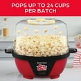 thumbnail image 5 of West Bend Stir Crazy Stirring Oil Popcorn Maker with Serving Bowl, 850W, 6 Quart, in Red (82505), 5 of 13