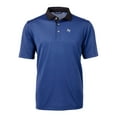 thumbnail image 2 of Men's-Cutter & Buck  Blue/Black Air Force Falcons DryTec Virtue Eco Pique Recycled Polo, 2 of 3