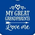 thumbnail image 4 of Inktastic Great Grandparents Love Me Grandkids Boys or Girls Baby Bib, 4 of 4