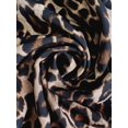 thumbnail image 3 of Multicolor Leopard Print Maxi Dress With Ruffle Neck And Elastic Waist, 3 of 21