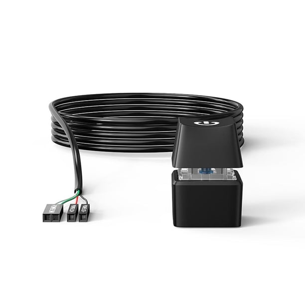 Interruptor de encendido Computadora de escritorio Luces LED para oficina en casa Internet Cafe (5m) Azul JShteea El nuevo