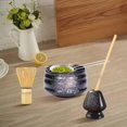 thumbnail image 4 of Soporte para batidor Matcha BLESIY cerámica de té verde 5 piezas acero inoxidable juego japonés, 4 of 8