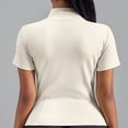 thumbnail image 5 of GUACER Short Sleeve Zip-Up Yoga Jacket for Women High Neck Athletic Top Slim Fit for Gym & Pilates, 5 of 5