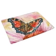thumbnail image 2 of MKHERT Red Butterfly on Coneflower Echinacea Purpurea Flower Doormat Rug Home Decor Floor Mat Bath Mat 30x18 inch, 2 of 3