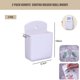 thumbnail image 5 of Soporte de pared para mando a distancia, soportes remotos universales autoadhesivos, controlador multimedia (blanco), 5 of 7
