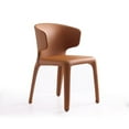 thumbnail image 2 of Manhattan Comfort Conrad 17.3" Faux Leather Dining Chair in Brown (Set of 2), 2 of 7