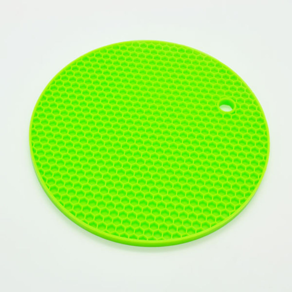 Rubber NonSlip Heat Resistant Mat Colorful Round Coaster Cushion