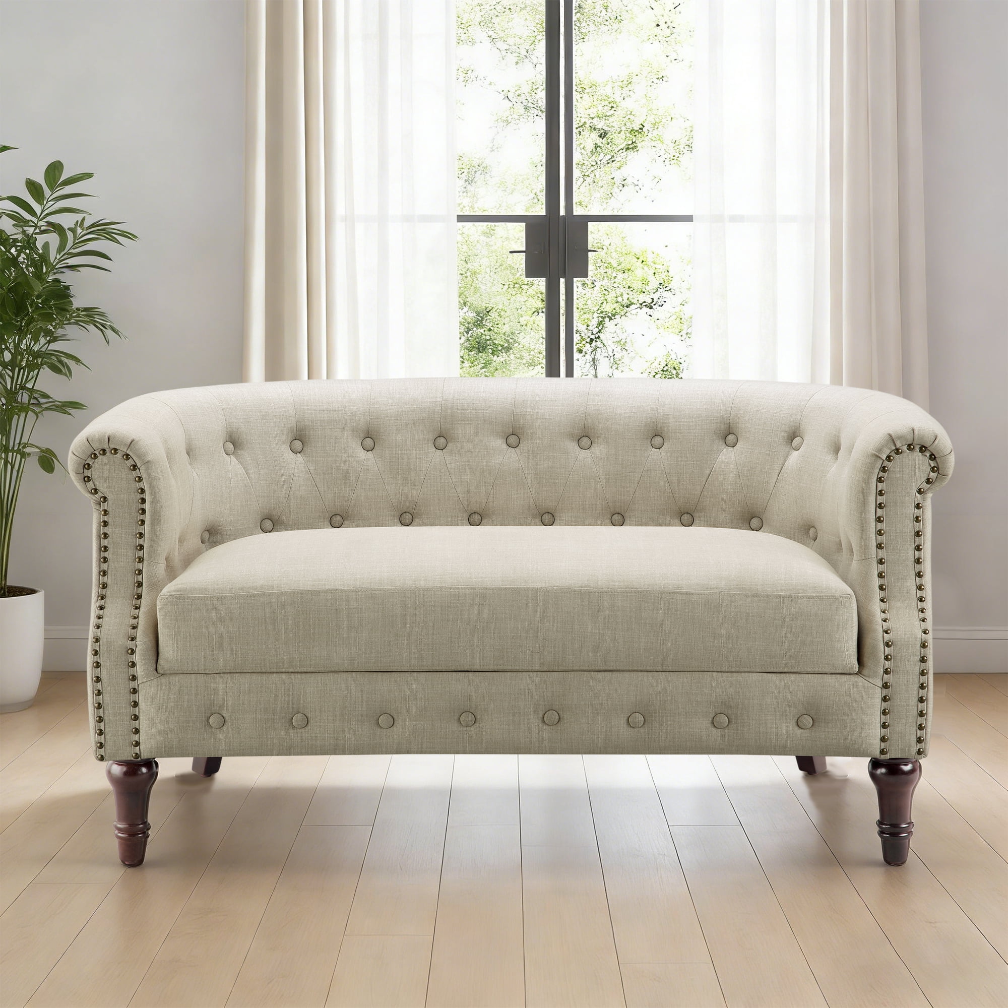 Shengchao Trade Loveseat Sofa for Living Room - Long Couch in a Box, Love Seat for Small Area, Couches for Living Room