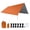 300*300cm orange, variant on Waterproof Camping Tarp, Tent Footprint Backpacking Tarp for Camping-300*300cm black