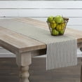 thumbnail image 4 of Ashton & Willow Weathered Red Farmhouse Tabletop Kitchen Harmony Cotton Striped Rectangle 13x72 Runner, 4 of 8