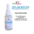 thumbnail image 6 of 20% ArgiReline + 10% Multi-Peptides Matrixyl 3000 + 100% Strength Hyaluronic Acid  Serum for Skincare - Serums Clear No Fragrance Lightweight Moisturizer, 6 of 9