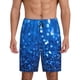 thumbnail image 1 of Fotbe A Blue Glitter Pantalones Cortos de Pijama para Hombre, Ropa de Dormir, Pantalones de Pijama Cortos para Hombre-Medium, 1 of 6