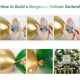 thumbnail image 4 of Jungle Forest Arch Kit de globos, 127 piezas de globos de látex de confeti verde y dorado, globo de cumpleaños de arco verde para niño niña Baby Shower, decoración, 4 of 4
