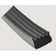 AP PRODUCTS 18855 Ribbed Foam Seal With Tape - Black