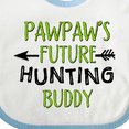 thumbnail image 4 of Inktastic Pawpaws Future Hunting Buddy Boys or Girls Baby Bib, 4 of 4