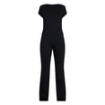 thumbnail image 4 of No Boundaries Rib Tee and Pants Sleep Set, 2-Piece, Women's XXS-3X, 4 of 4