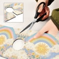 thumbnail image 6 of Yayeee Faucet Mat for Kitchen Sink 14.7" Diatomite Long Splash Guard Pad, Purple Rainbow Clouds, 2 Pack, 6 of 7