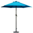 thumbnail image 2 of Kool 7.5 ft Outdoor Market Patio Umbrella with Crank, 6 Ribs, Sky Blue, 2 of 8
