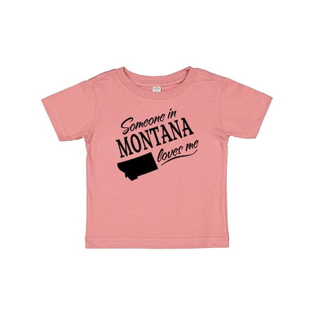 

Inktastic Someone in Montana Loves Me Gift Baby Boy or Baby Girl T-Shirt