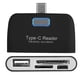 thumbnail image 5 of Lector De Tarjetas USB C A SD, Lector De Tarjetas De Memoria Micro SD De aleación De Aluminio De 4 Ranuras Para Tableta De Teléfono Para Dispositivos UBC C, 5 of 7