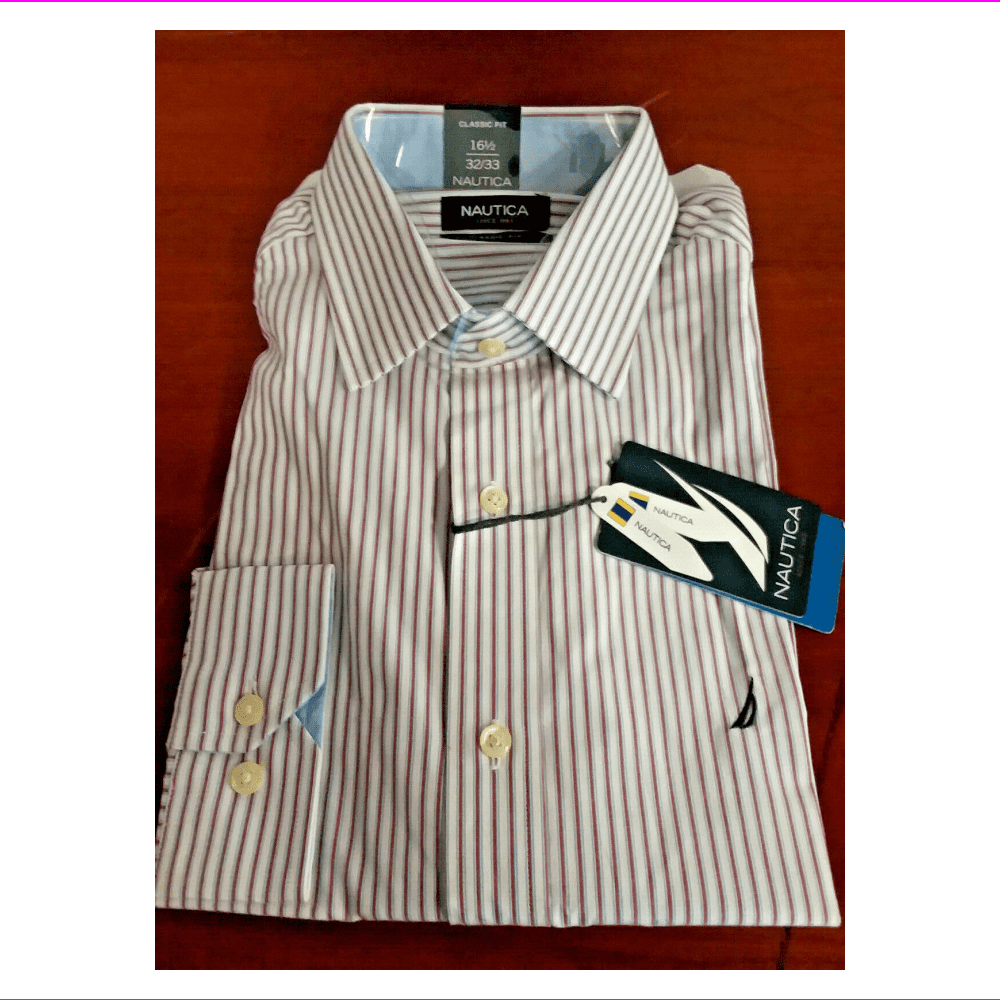 nautica white dress shirt