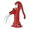 thumbnail image 1 of Bomba de agua manual VEVOR para pozo, elevación máxima de 25 pies, bomba de agua manual de hierro fundido antiguo, conexión NPT de 1-1/4 pulg., fácil instalación, color rojo, 1 of 9