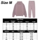 thumbnail image 2 of Conjunto deportivo con capucha para hombre de 2 chándales con capucha, chaqueta y pantalones deportivos informales Adepaton BST3003104-2, 2 of 5
