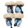 thumbnail image 1 of 4pcs/set Waterproof Winter Warm Pet Dog Shoes Anti-slip Rain Snow Boots Thick For Small Cats Puppy Chihuahua Socks Booties ShopWise Round, 1 of 13