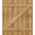 thumbnail image 5 of 32 1/4"W X 37"H Timbercraft Six 5 3/8" Boards Joined Board-N-Batten Shutters W/Z-Bar, Rough Sawn Western Red Cedar (Per Pair), 5 of 13