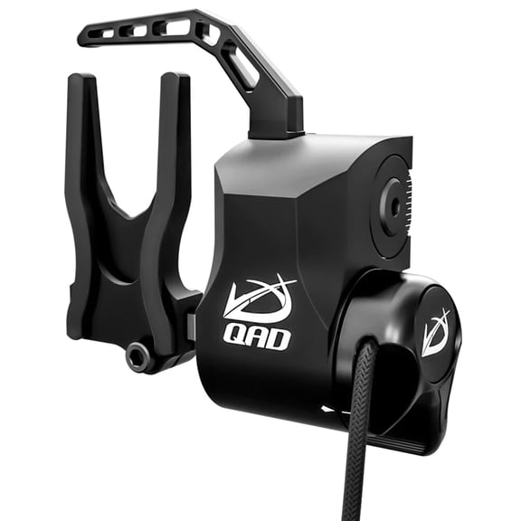 QAD UltraRest Integrate R2 Arrow Rest, Right Hand, Black, Total Containment, Anti-Vibration, Lock-Down, Velocity Drop-Away, EZ-Clamp, Safety Break Away (UIXBK-R)