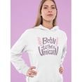 thumbnail image 3 of Born To Be A Unicorn! Hoodie Women -Image by Shutterstock, Female x-Large, 3 of 4