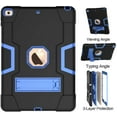 thumbnail image 4 of Mignova for New iPad 7th Generation 10.2" 2019 / iPad 10.2 Case, Hybrid Rugged Heavy Duty Defender Shockproof Protective with Built-in Kickstand for Apple iPad 10.2 Inch 2019 (Black/Blue), 4 of 6