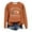 Orange, variant on Fall Sweatshirts for Women 2025 Farm Fresh Pumpkins Halloween Thanksgiving Graphic Crewneck Sweatshirt Pullover Tops
