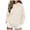 Beige, variant on felwors Women's Oversized Fleece Pullover Hoodie Drawstring Pocket Casual Sweatshirt Yellow for Size M