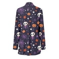 thumbnail image 3 of Women's Halloween Cardigan Sweater Fall Long Sleeve Open Front Casual Loose Fit Comfortable Stylish Top for Women, 3 of 4