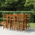 thumbnail image 1 of vidaXL Bar Stools 6 pcs Solid Wood Acacia, 1 of 3