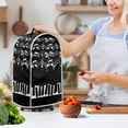 thumbnail image 2 of HELLHERO Piano Music Pattern Handle Protective Case with Elastic There is only one dust cover Blender Protection Kitchen, 2 of 5