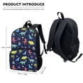 thumbnail image 2 of Yuyamidu Dinosaur Bookbag with Lunch Bag for Boys 1st Grade 4 Piece Backpack Set for Kids 5-6/7-8 Preschool Lunch Box Pencil Case Water Bottle Sleeve Elementary School Bag Girls Book Bags, 2 of 7