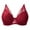 A39-Red, variant on Wireless Bras Women Seamless Jelly Supportive Mesh Crossover Bra No Underwire Push Up Full Coverage T-Shirt Bralette(Pink,110D)